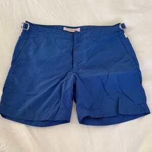 Orlebar Brown Bright Blue Bulldog Swim Trunk